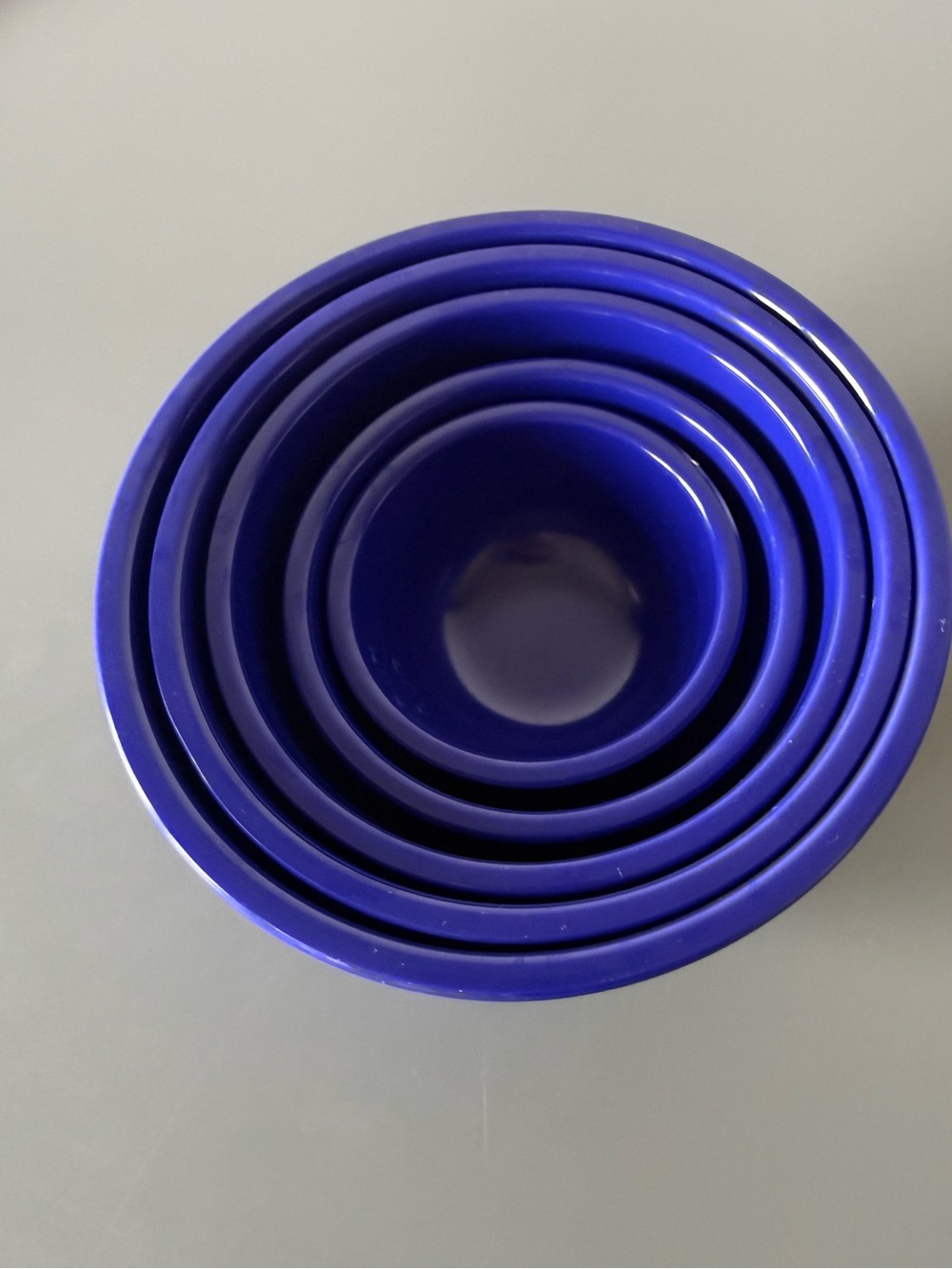 Sur La Table 5 Nesting Measuring Royal Blue Fuschia 1/8 C to 2 C Melamine